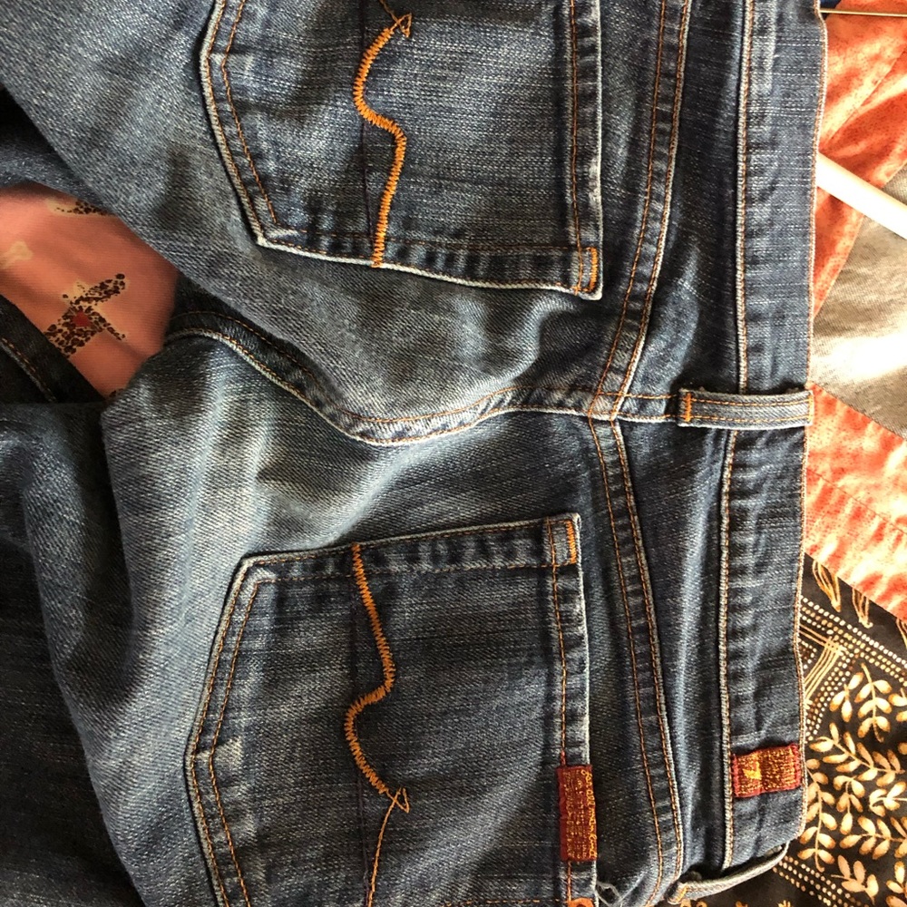 7 for all mankind boot jeans 27